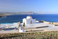 View of Vlicha Bay, Lindos. Rhodes, Greece, Europe. Royalty Free Stock Photo