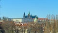 View of Prague Castle and St. Vitus Rotunda, Prague, Czech Republic