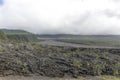 A view of volcanic land in La Reunion