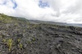 A view of volcanic land in La Reunion