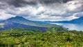 View on a volcano of Batur, Bali Royalty Free Stock Photo