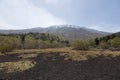View of Volcano Etna from Mounts Sartorius Royalty Free Stock Photo