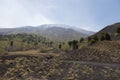 View of Volcano Etna from Mounts Sartorius