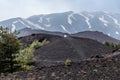 View of Volcano Etna from Mounts Sartorius Royalty Free Stock Photo