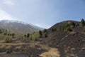 View of Volcano Etna from Mounts Sartorius Royalty Free Stock Photo