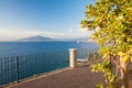 View on Mount Vesuvius from Sorrento