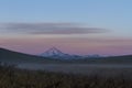 View of the volcano Vilyuchinsky at dawn, Kamchatka Peninsula, Russia Royalty Free Stock Photo