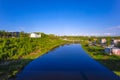 Volga River in the city of Rzhev, in Russia