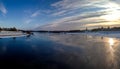 View of Volkhov river and Novgorod Kremlin