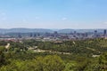 The view from Voortrekker Monument of Pretoria Gauteng Republic South Africa.
