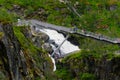 View of Voringsfossen waterfalls Norway