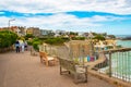 View of W Cliff Promenade Broadstairs Kent UK