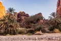 View of Wadi Disah canyon, Saudi Arab Royalty Free Stock Photo