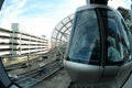 View from the wagon Sky train Royalty Free Stock Photo