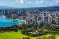 Waikiki Beach and Honolulu