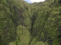 View of Waimea Canyon on Na Pali Coast, Kauai island, Hawaii Royalty Free Stock Photo