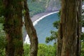 View from the Waipio Valley lookout in Hawaii.