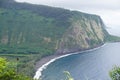 View from the Waipio Valley lookout in Hawaii.