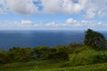 View from Waipio Valley Lookout at Waimea on Big Island in Hawaii