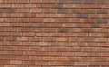 VIEW OF A BRICK WALL ON THE SIDE OF A BUILDING Royalty Free Stock Photo