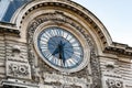View of wall clock in D`Orsay Museum, Paris, France Royalty Free Stock Photo