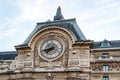 View of wall clock in D`Orsay Museum. Paris, france Royalty Free Stock Photo