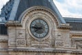 view of wall clock in D'Orsay Museum Royalty Free Stock Photo