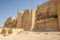 View at the Wall of Kerak castle - Jordan