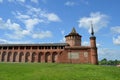 The internal wall of Kolomna Kremlin Russia