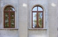 View of wall with modern windows Royalty Free Stock Photo
