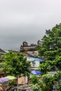 View of the walled village of Tsang Tai Uk also known as Shan Ha Wai in the Honk Kong New Territories