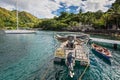 View of the Wallilabou Anchorage - Pirates of the Caribbean`s Port Royale - Saint Vincent