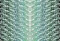 EMBOSSED TEAL AND GREEN HUED GRADIENT PATTERN Royalty Free Stock Photo