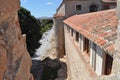 View from the walls of Avila of Paseo del Rastro, Spain Royalty Free Stock Photo