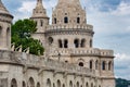 View at walls and buildings of Budapest Fisherman Bastion