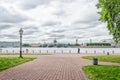 A view from the walls of Peter and Paul fortress. Royalty Free Stock Photo