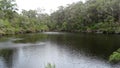 View of the Walpole River Western Australia in autumn. Royalty Free Stock Photo