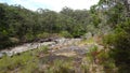 View of the Walpole River Western Australia in autumn.