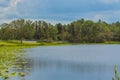 The view of Walsingham Lake at Walsingham Park Royalty Free Stock Photo