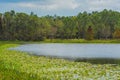 The view of Walsingham Lake at Walsingham Park Royalty Free Stock Photo