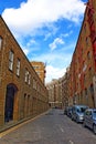 Old warehouse buildings at Wapping High Street London England