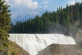 View of Wapta Falls in Yoho National Park Royalty Free Stock Photo