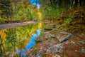 View of War Creek next to Turkey Foot Campground near McKee, KY