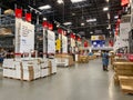 A view of the warehouse where people shop for furniture at an IKEA store in Orlando, Florida