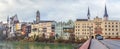 View of Wasserburg am Inn, Germany