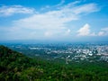 View on Wat Phrathat Doi Suthep Temple in Chiang Mai, Thailand. Royalty Free Stock Photo