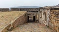 View of Watch Tower entrance stairs from Top, Chitradurga fort, Karnataka,