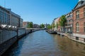 View of the water canal near flowers market