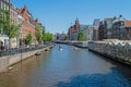 View of the water canal near flowers market