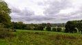 View of water-meadow alongside the River Thames in Runnymede, Surrey, UK Royalty Free Stock Photo